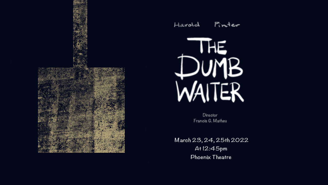 The Dumb Waiter featured as MFA Project