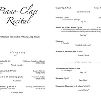 Piano Class Recital - Kwok