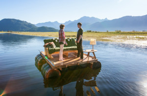 Cameron Bright and Sarah Desjardins in a scene from Floodplain (Photo by Eric Scott)