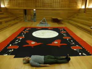Peter Morin & the world's biggest Button Blanket