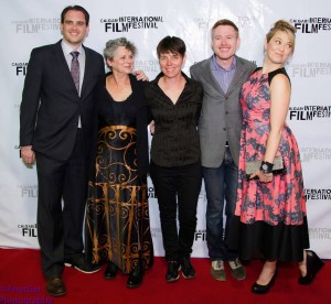 Two 4 One's Calgary premiere: (from left) producer Daniel Hogg, actor Gabrielle Rose, writer/director Maureen Bradley, actor Gavin Crawford, actor Naomi Snieckus 