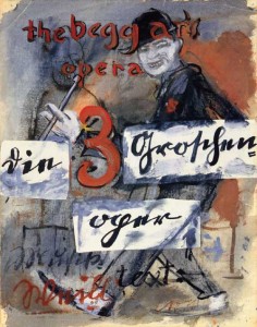 A German poster for The Threepenny Opera circa 1928