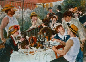 Renoir's 1881 painting "Le Déjeuner des Canotiers" catches the flavour of Wild Honey 