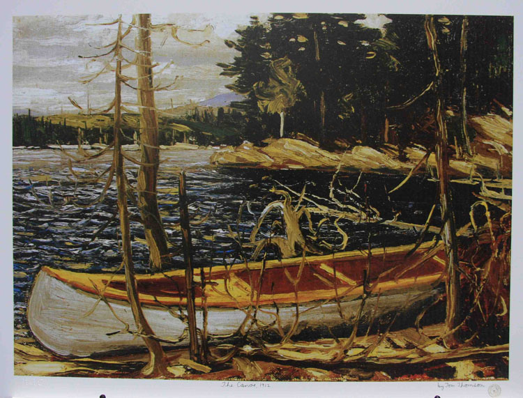 Image result for tom thomson canoe lake