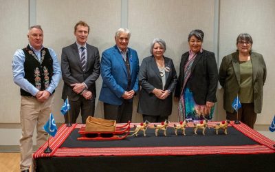 Gregory Scofield at national repatriation event