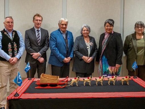 Gregory Scofield at national repatriation event