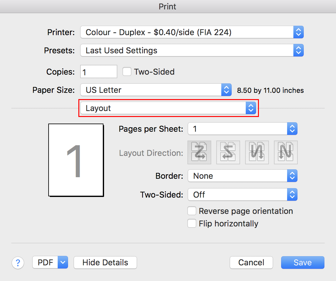 Printing on Cardstock SIM