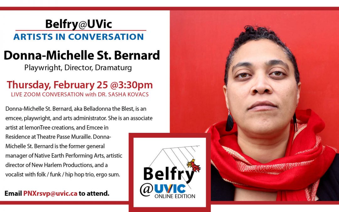 Belfry@UVic: Donna-Michelle St. Bernard